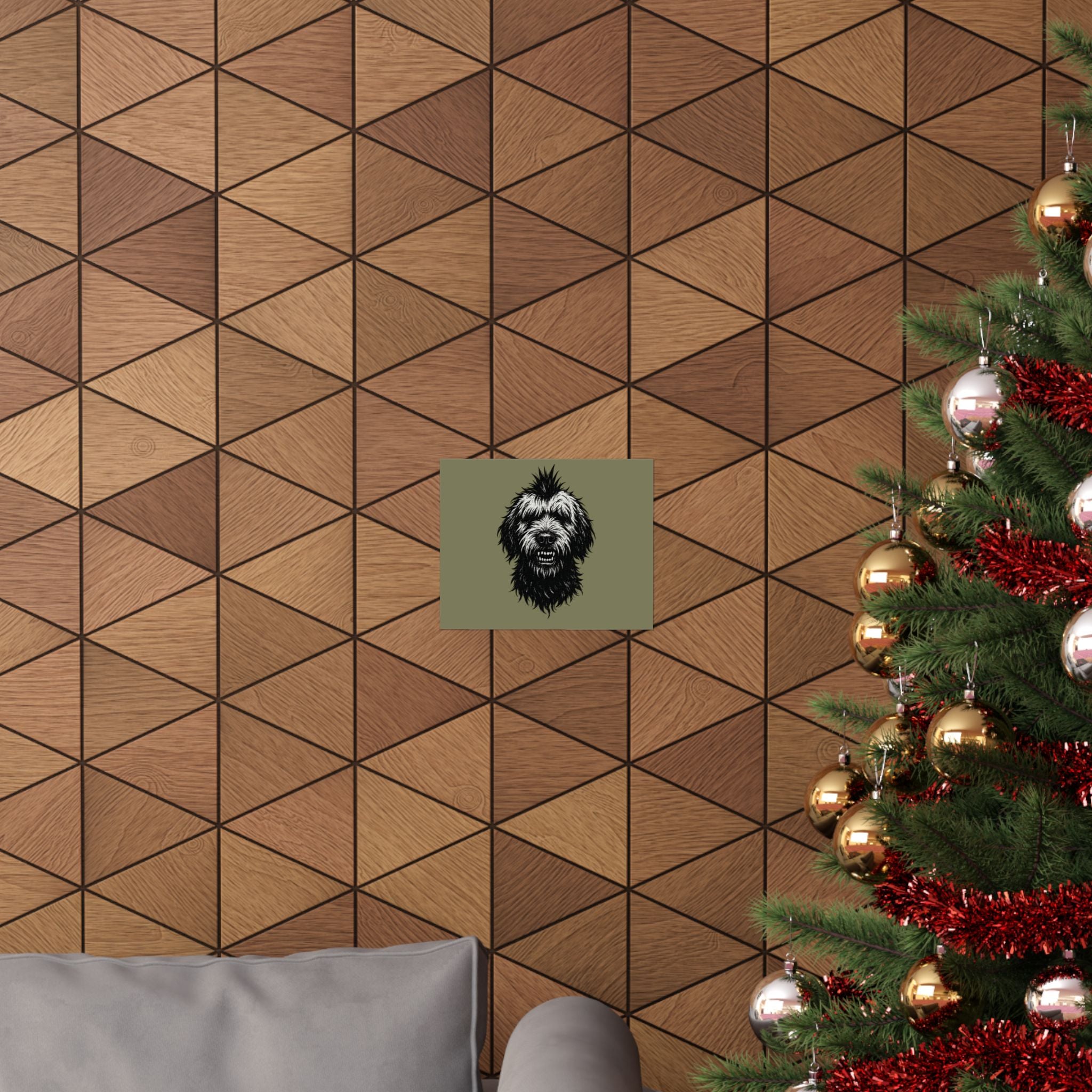 Matte Horizontal Dog Art Print, Quirky Pet Decor, Unique Gifts for Dog Lovers, Funny Wall Art, Animal Lover Poster