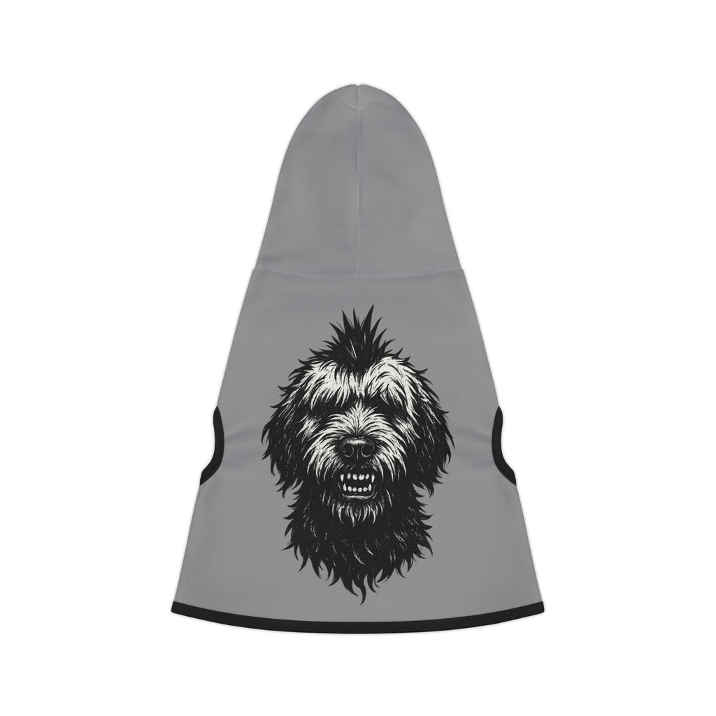 Grunge Goldendoodle Pet Hoodie, Stylish Dog Sweatshirt, Punk Puppy Hoodie, Dog Lover Gift, Pet Halloween Costume