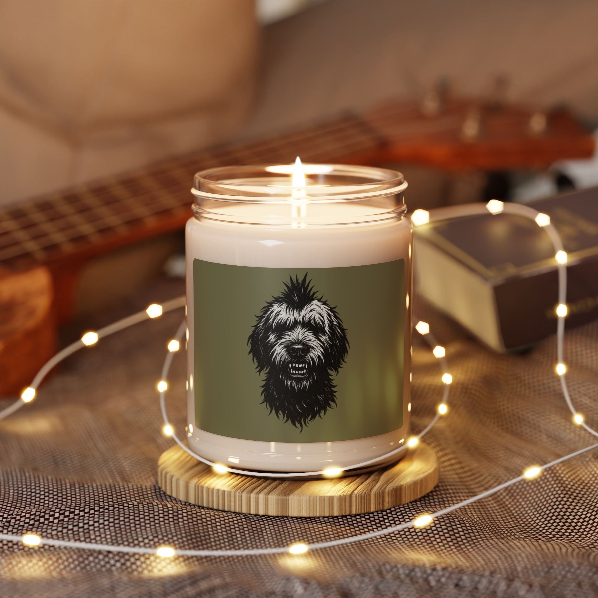 Unique Dog Lover Scented Candle, Relaxing Home Fragrance, Gifts for Pet Owners, Cozy Decor, Dog-Themed Candles, 9oz Candle