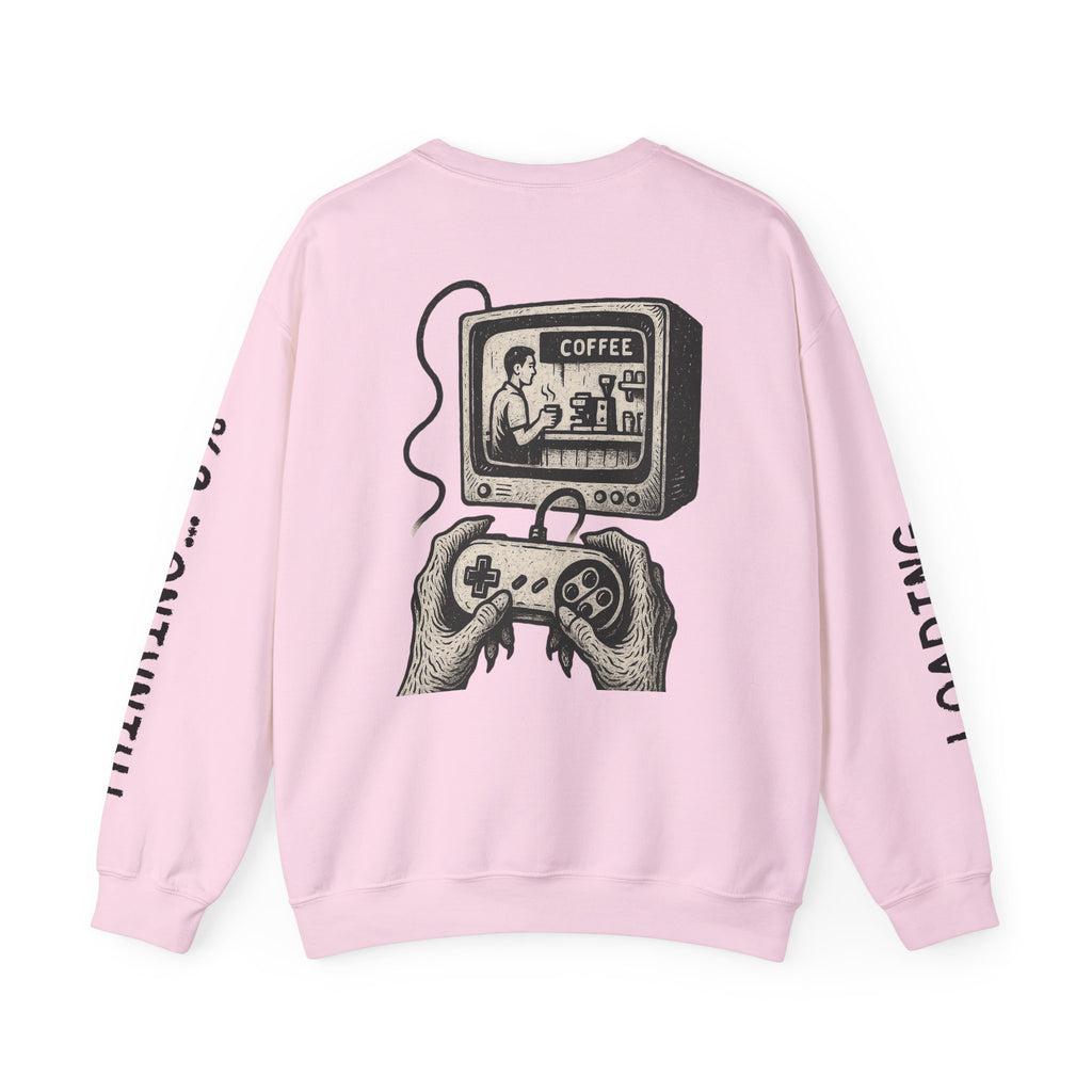 Grunge-Punk Alien Hands Sweatshirt, Retro Video Game Controller, Coffee Scene, Rebellion, Unisex Pullover Jumper, Hipster Clothing, Edgy