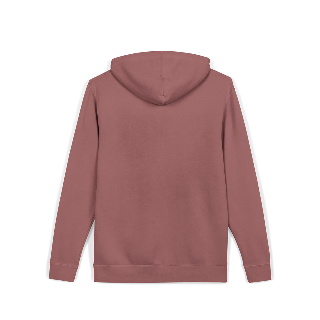 Camo QR Code Hoodie | Custom Embroidered Pigment-Dyed Sweatshirt