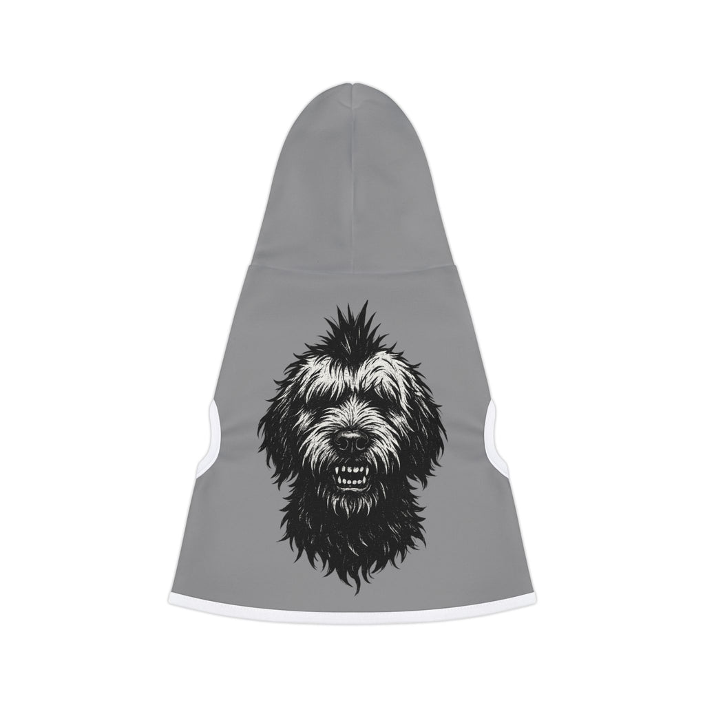 Grunge Goldendoodle Pet Hoodie, Stylish Dog Sweatshirt, Punk Puppy Hoodie, Dog Lover Gift, Pet Halloween Costume