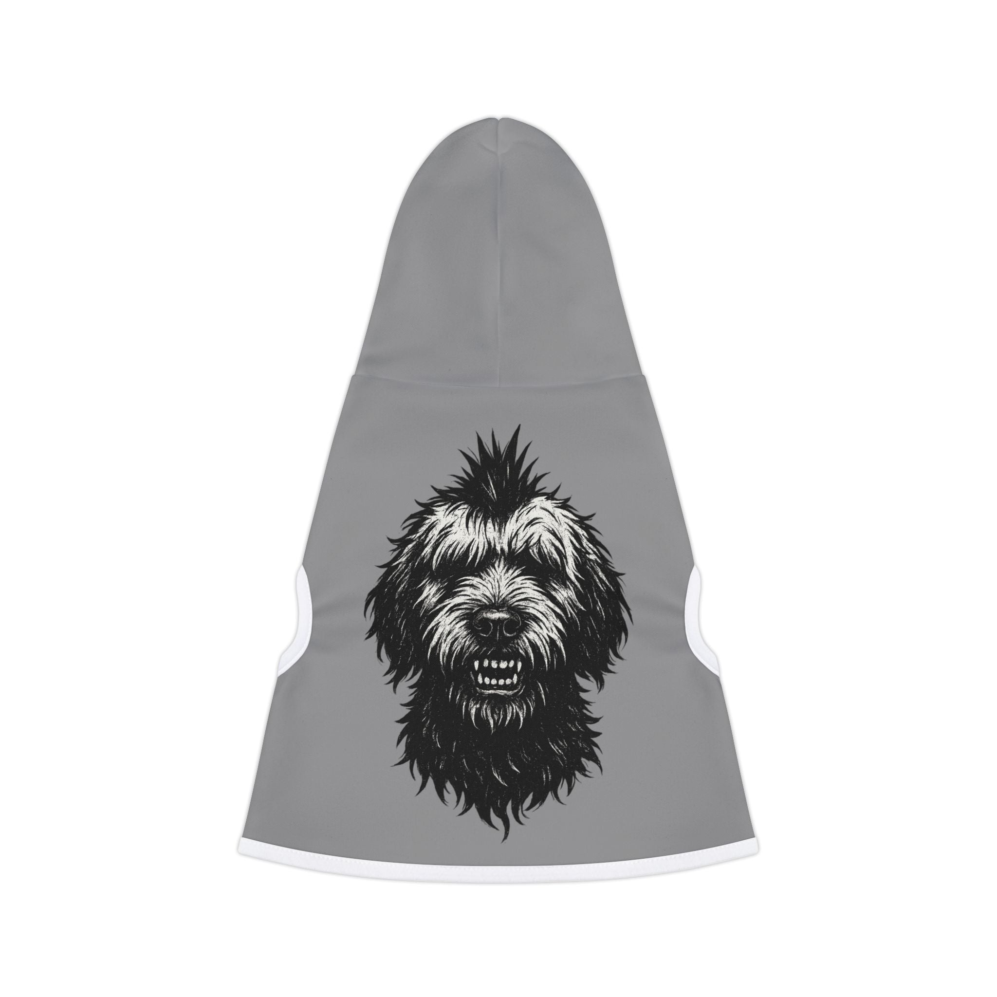 Grunge Goldendoodle Pet Hoodie, Stylish Dog Sweatshirt, Punk Puppy Hoodie, Dog Lover Gift, Pet Halloween Costume