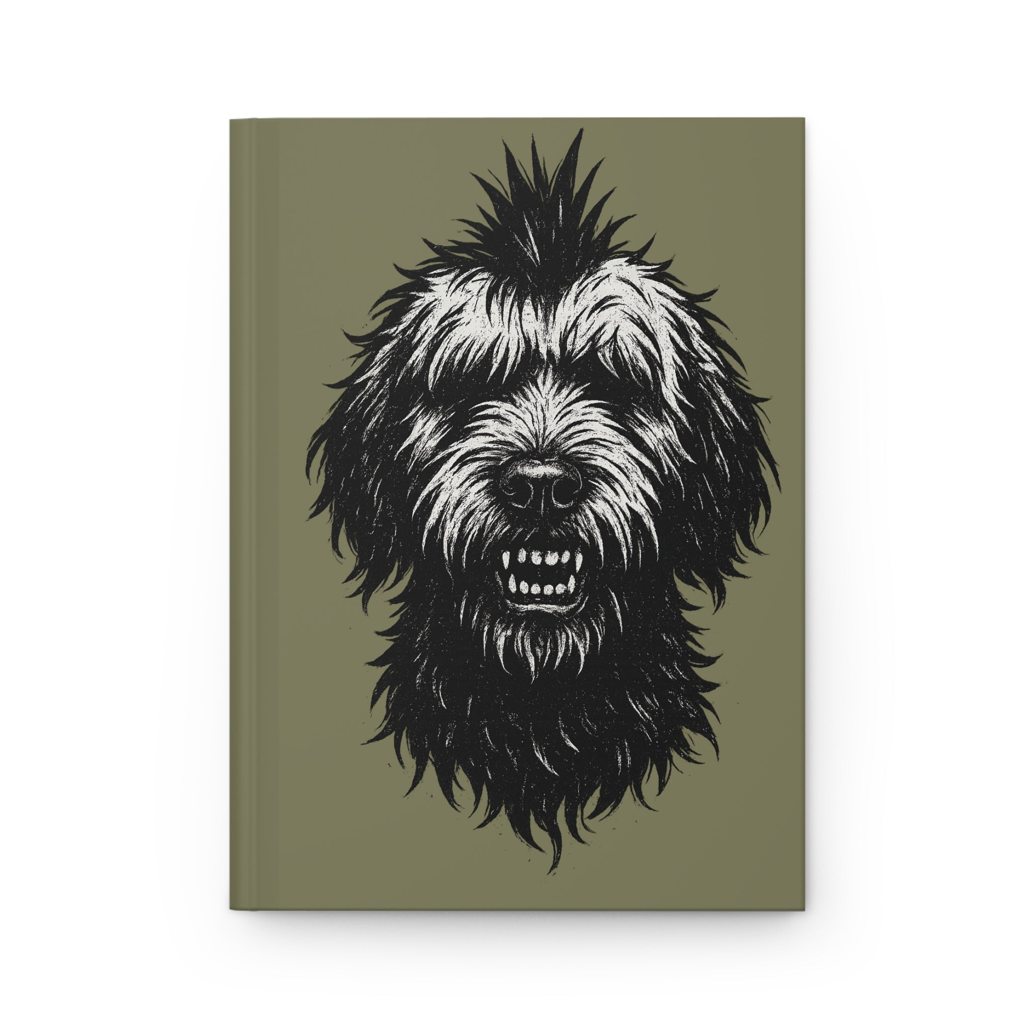 Artistic Dog Lover's Hardcover Journal, Perfect Gift for Pet Owners, Sketchbook, Writing Journal, Notepad, Dog Art