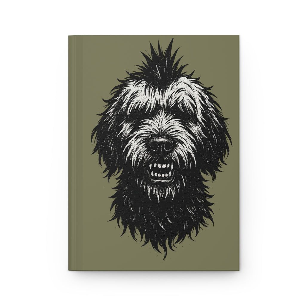 Artistic Dog Lover's Hardcover Journal, Perfect Gift for Pet Owners, Sketchbook, Writing Journal, Notepad, Dog Art