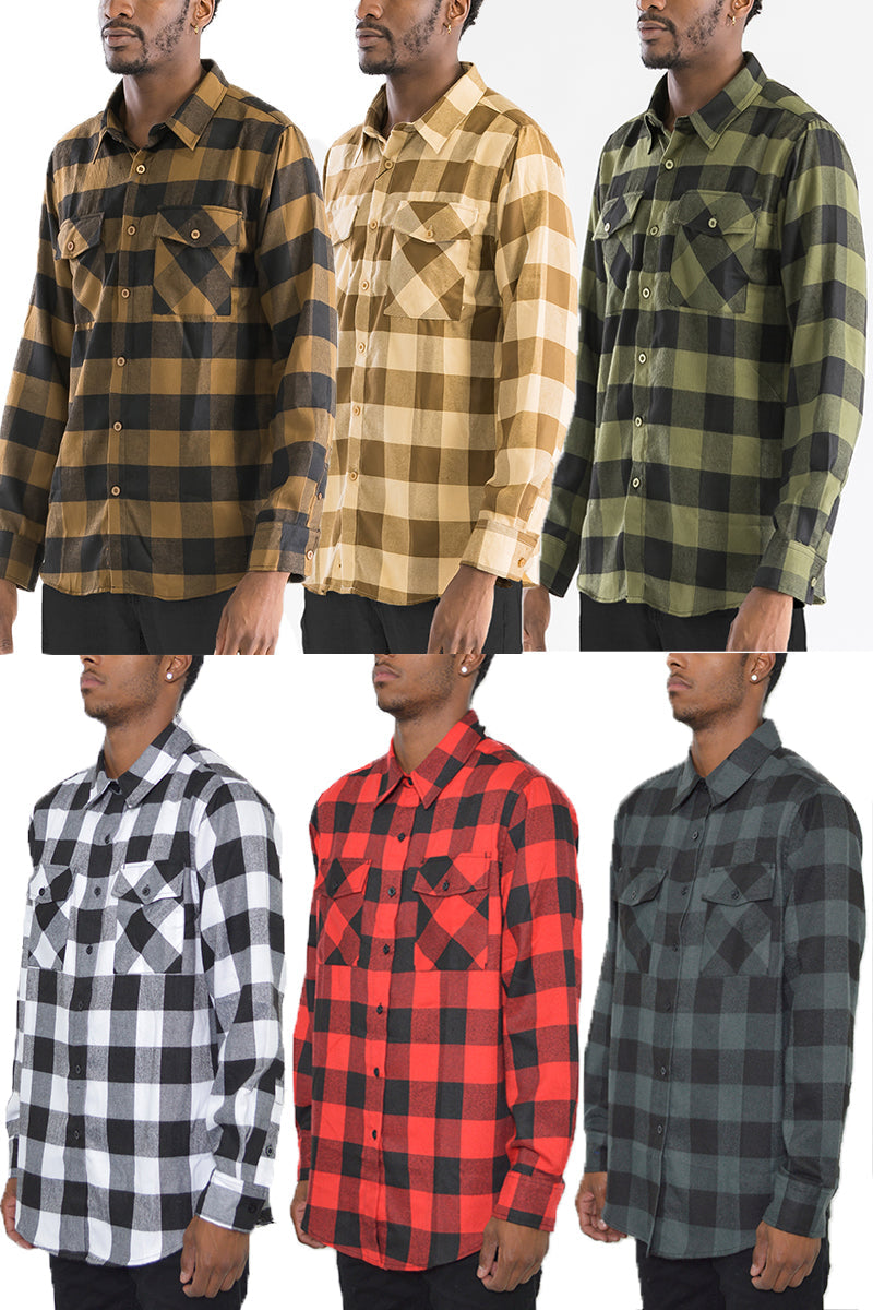 Brushed Flannel Shirt-1