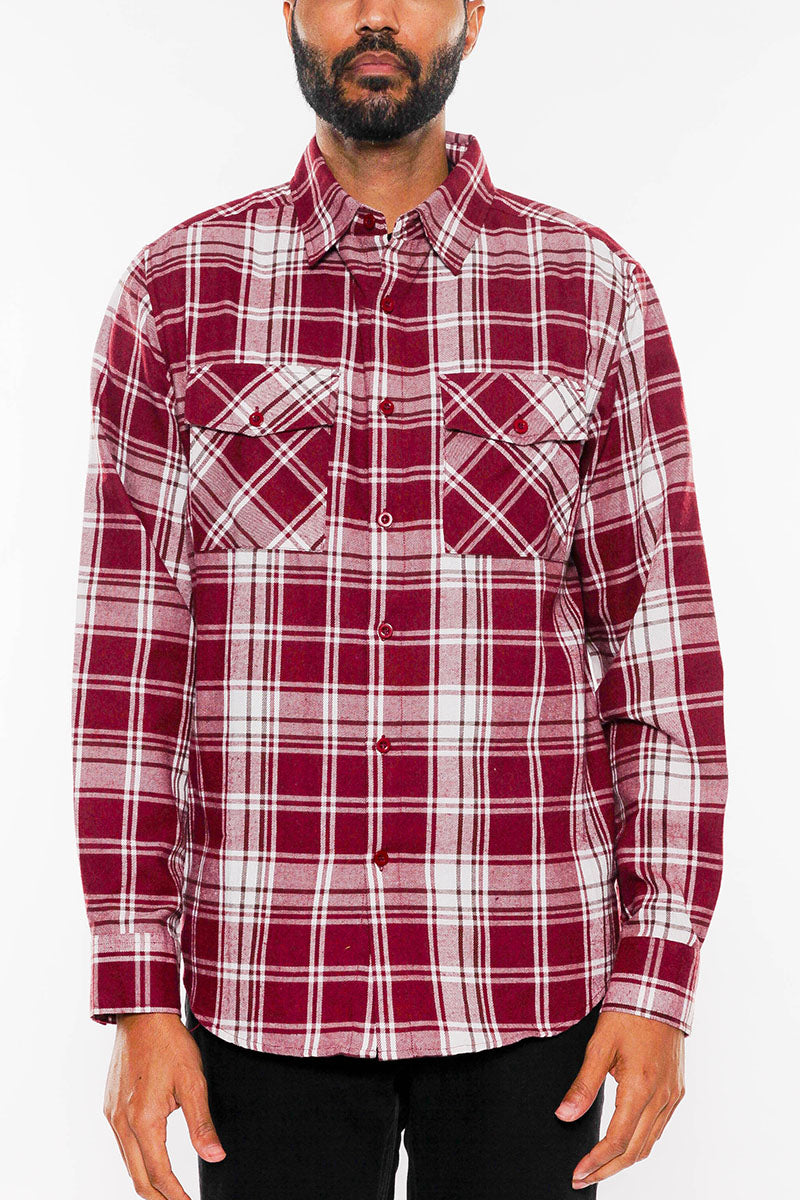 Brushed Flannel Shirt – Style FL106
