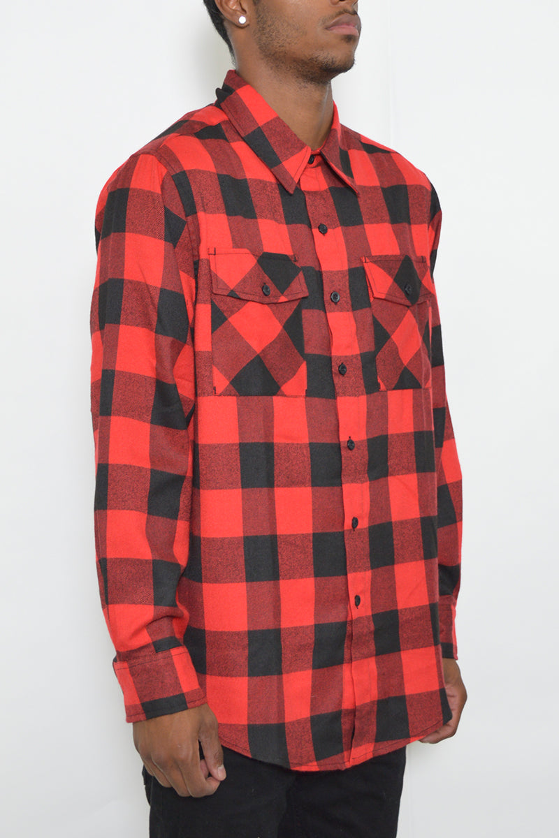 Brushed Flannel Shirt-6