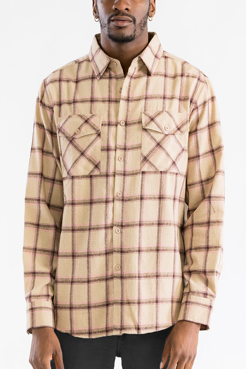 Brushed Flannel Shirt – Style FL106