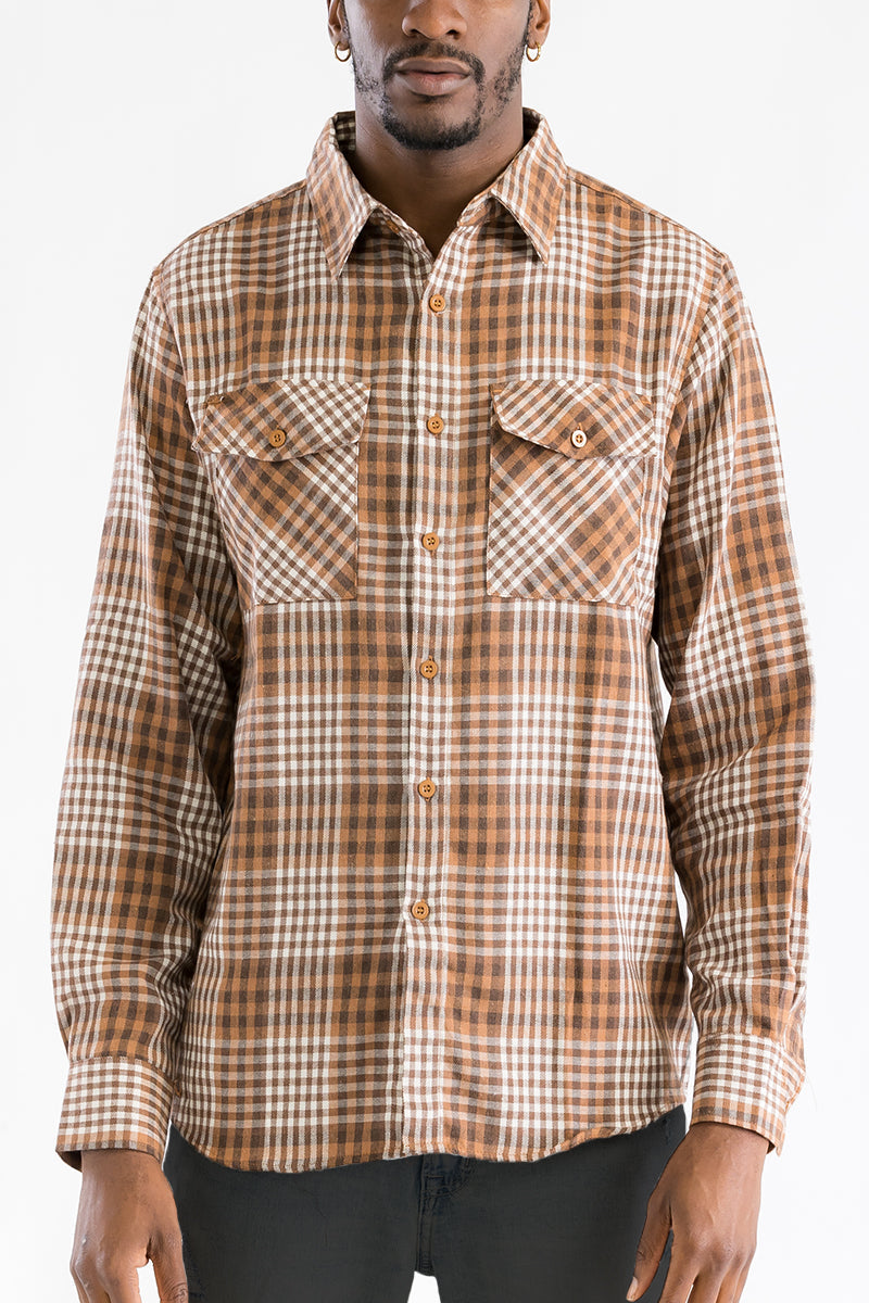 Brushed Flannel Shirt – Style FL106
