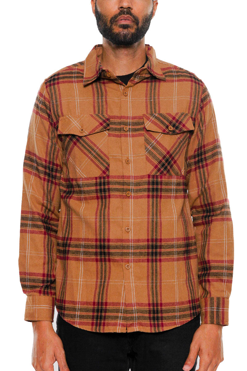 Brushed Flannel Shirt – Style FL106