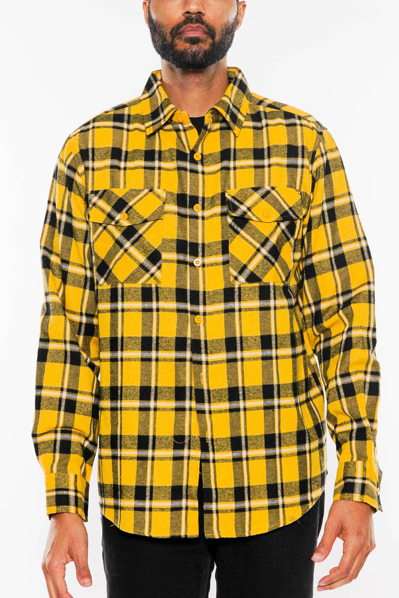 Brushed Flannel Shirt – Style FL106