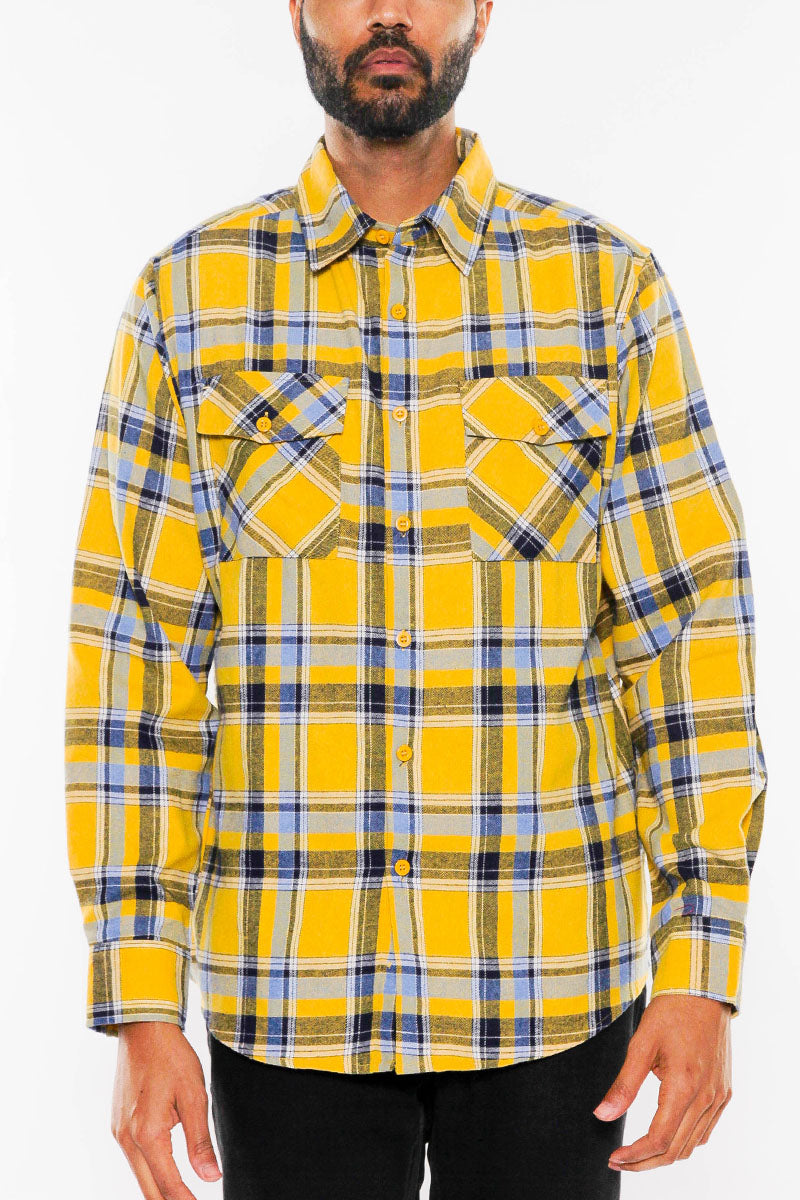 Brushed Flannel Shirt – Style FL106