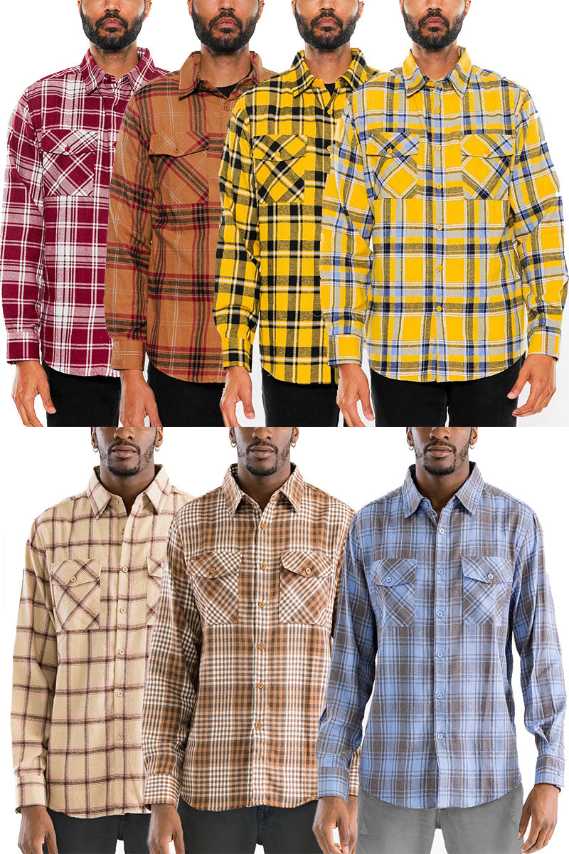 Brushed Flannel Shirt – Style FL106